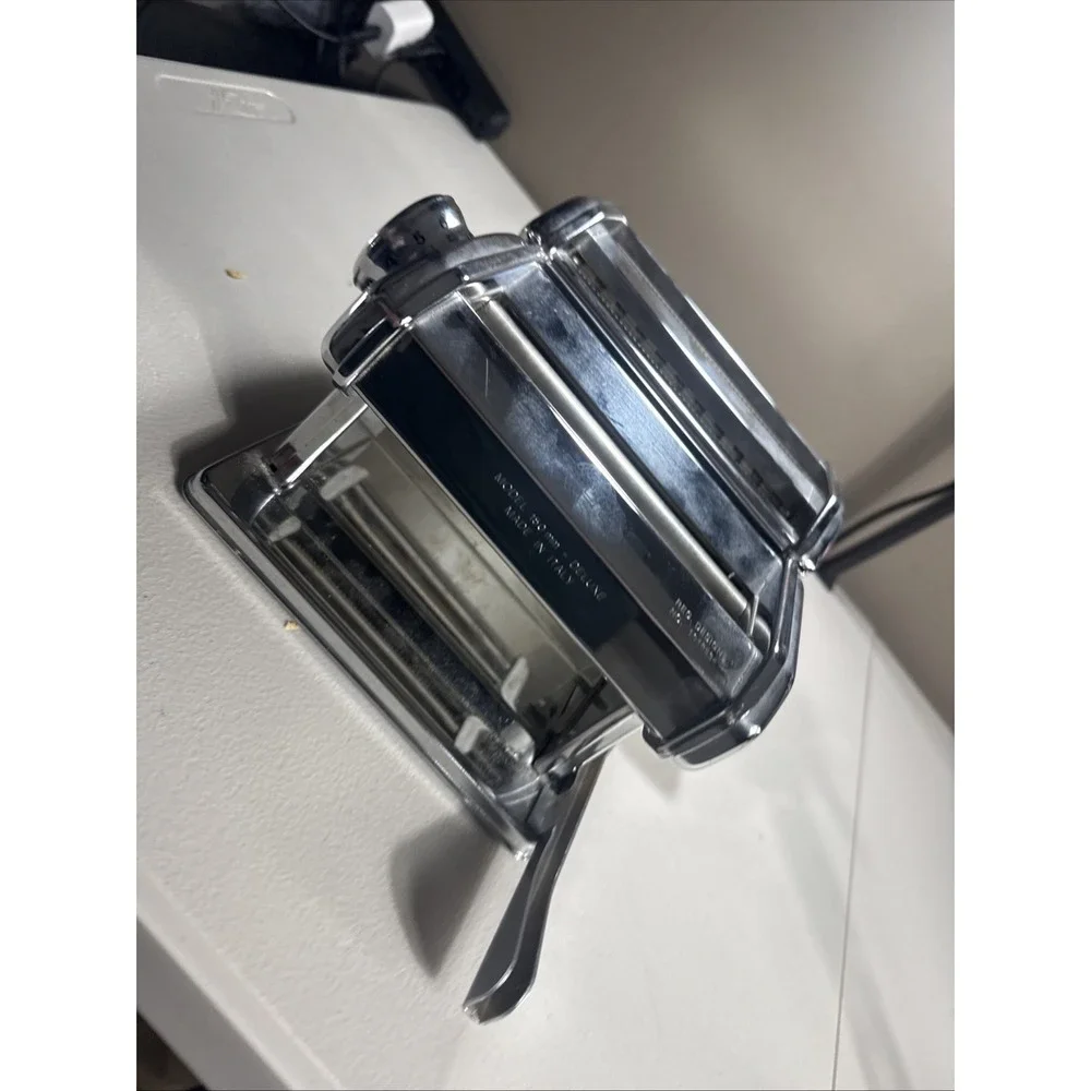 Marcato Atlas‎ Deluxe 150 Manual Crank Pasta Machine Noodle Maker Italy w/Crank